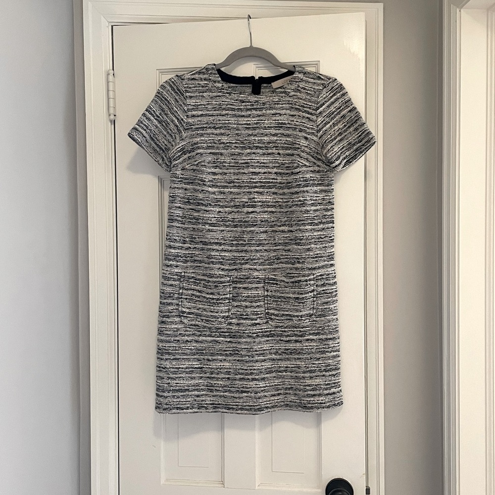 Ann Taylor Loft petite pastel “tweed” shift mini dress